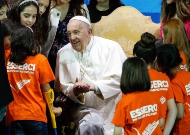 World's ills rooted in too much greed, not too many babies, pope says
